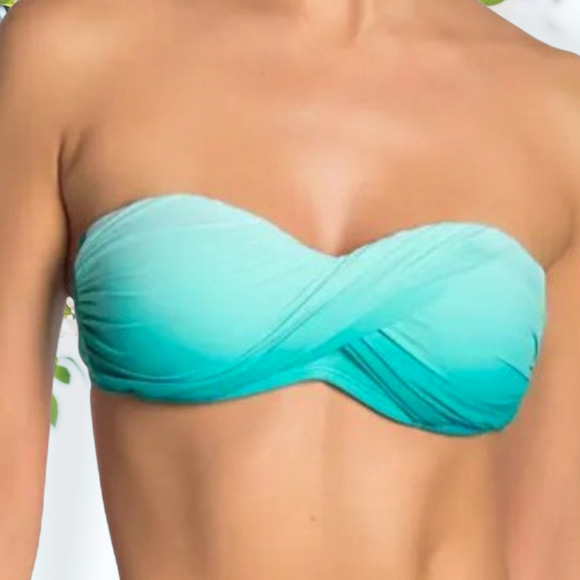 Bleu Rod Beattie Ombre Twist Bandeau With Straps - Picture 2 of 7